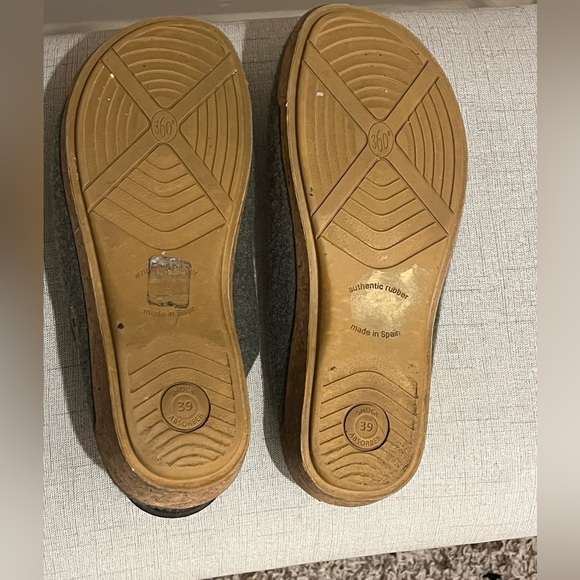 Taos Woolery Olive Wool Clogs Slip ons, size 39 - Picture 4 of 5